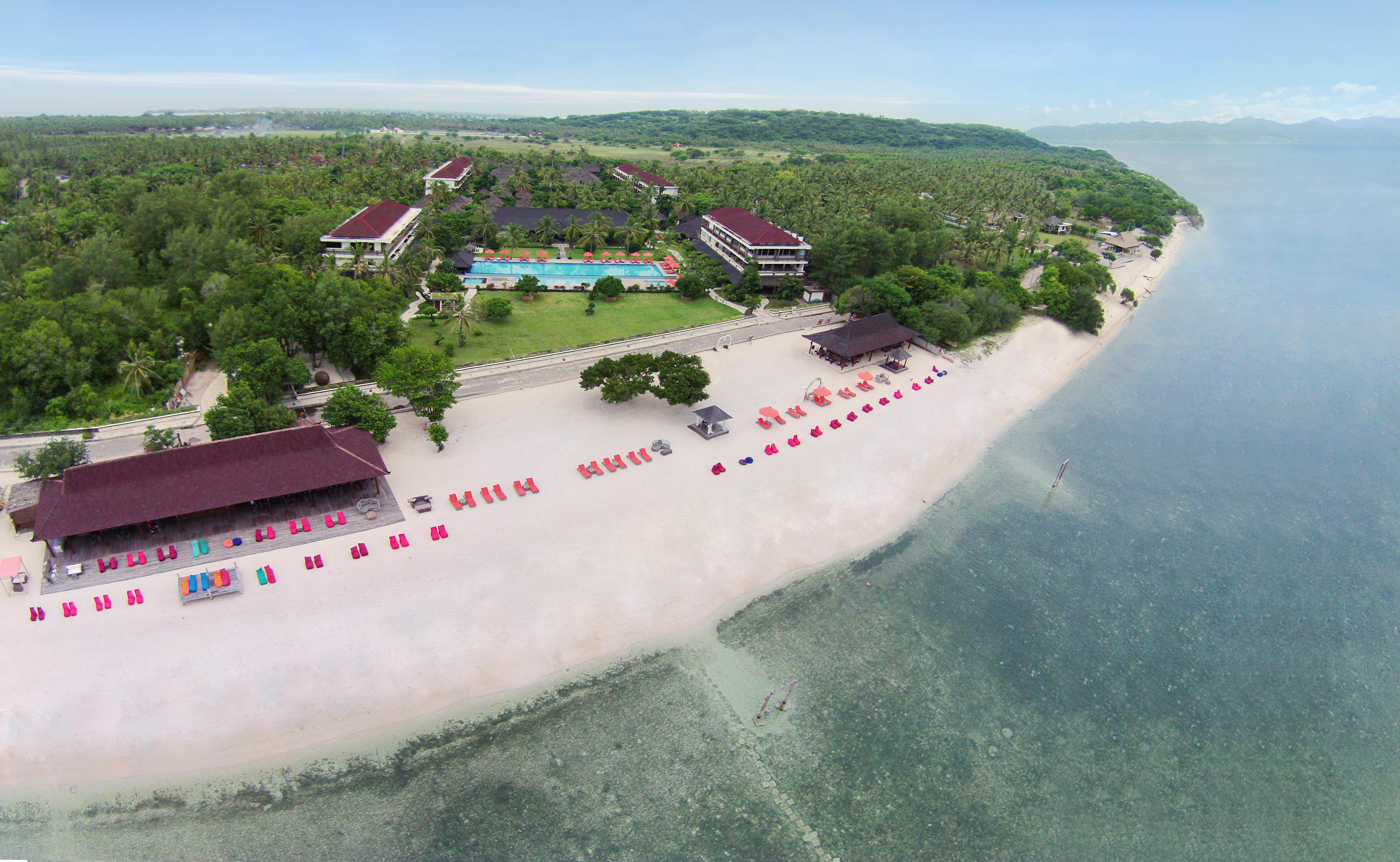Hotel Ombak Sunset Gili Trawangan Exterior foto