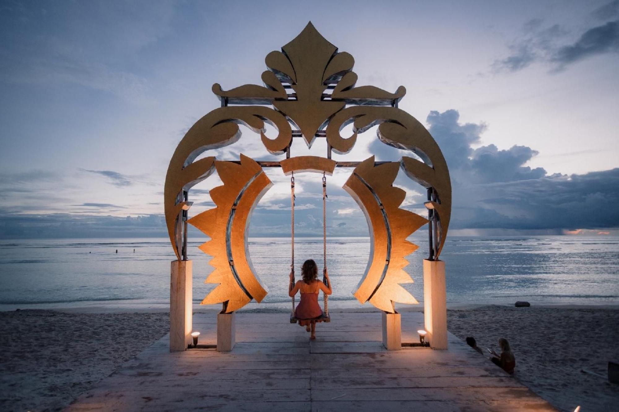 Hotel Ombak Sunset Gili Trawangan Exterior foto