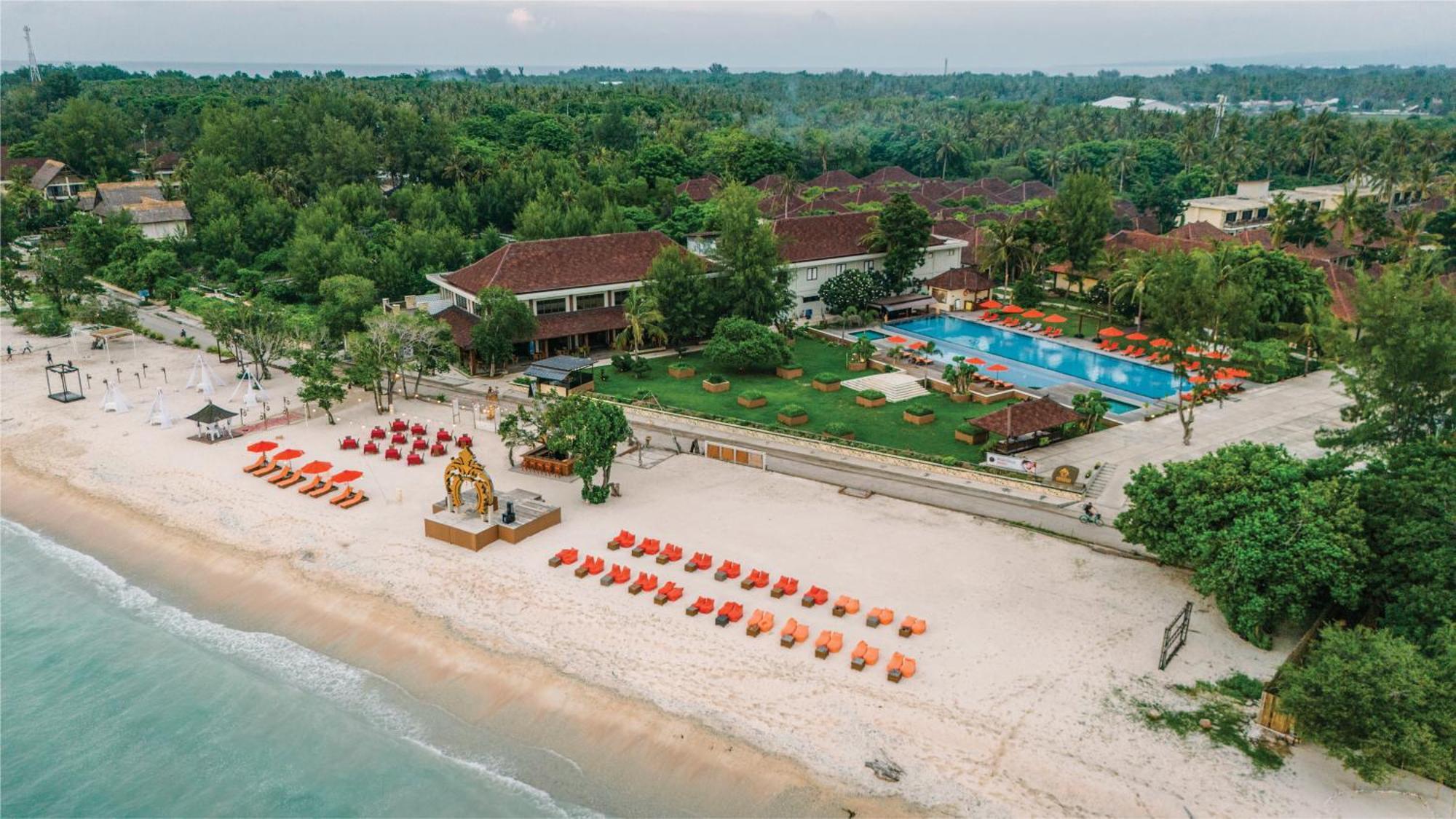 Hotel Ombak Sunset Gili Trawangan Exterior foto