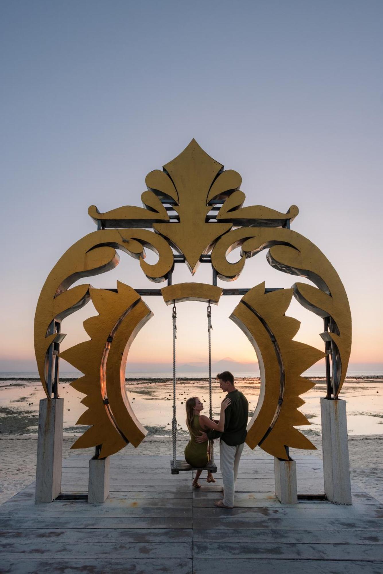 Hotel Ombak Sunset Gili Trawangan Exterior foto